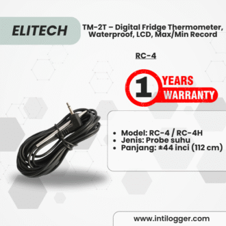 Elitech Alat Perekam Data RC-4 / RC-4H Data Logger Suhu dengan Probe Eksternal