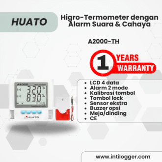 A2000-TH **Higro-Termometer dengan Alarm Suara & Cahaya**