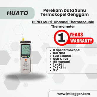 **Perekam Data Suhu Termokopel Genggam**Seri **HE70X Multi-Channel Thermocouple Thermometer**