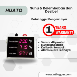 Layar Tampilan **Suhu & Kelembaban dan Desibel**
