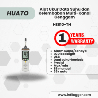 HE810-TH Alat Ukur Data Suhu dan Kelembaban Multi-Kanal Genggam