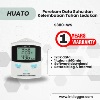 S380-WS Perekam Data Suhu dan Kelembaban Tahan Ledakan
