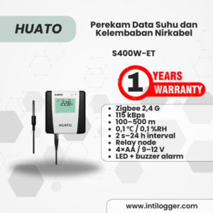 S400W-ET Perekam Data Suhu dan Kelembaban Nirkabel
