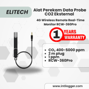 Elitech Alat Perekam Data Probe CO2 Eksternal – Kompatibel dengan RCW-360Pro