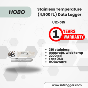 HOBO Alat Perekam Data Stainless Temperature (4,900 ft.) Data Logger U12-015