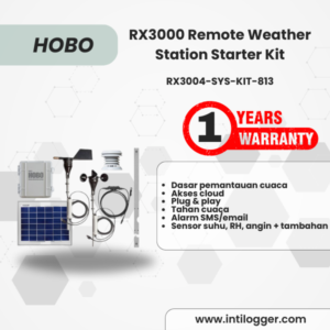 HOBO Alat Perekam Data RX3000 Remote Weather Station Starter Kit RX3004-SYS-KIT-813