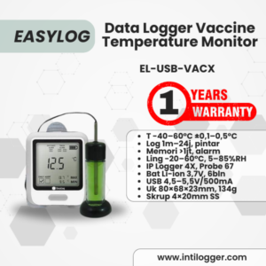 EasyLog Alat Perekam Data Suhu Data Logger EL-USB-VACX