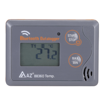 AZ Instrument Alat Perekam Data Bluetooth Temp. Data Logger 88360 AZ EB ( Pencatat Data Suhu Bluetooth )