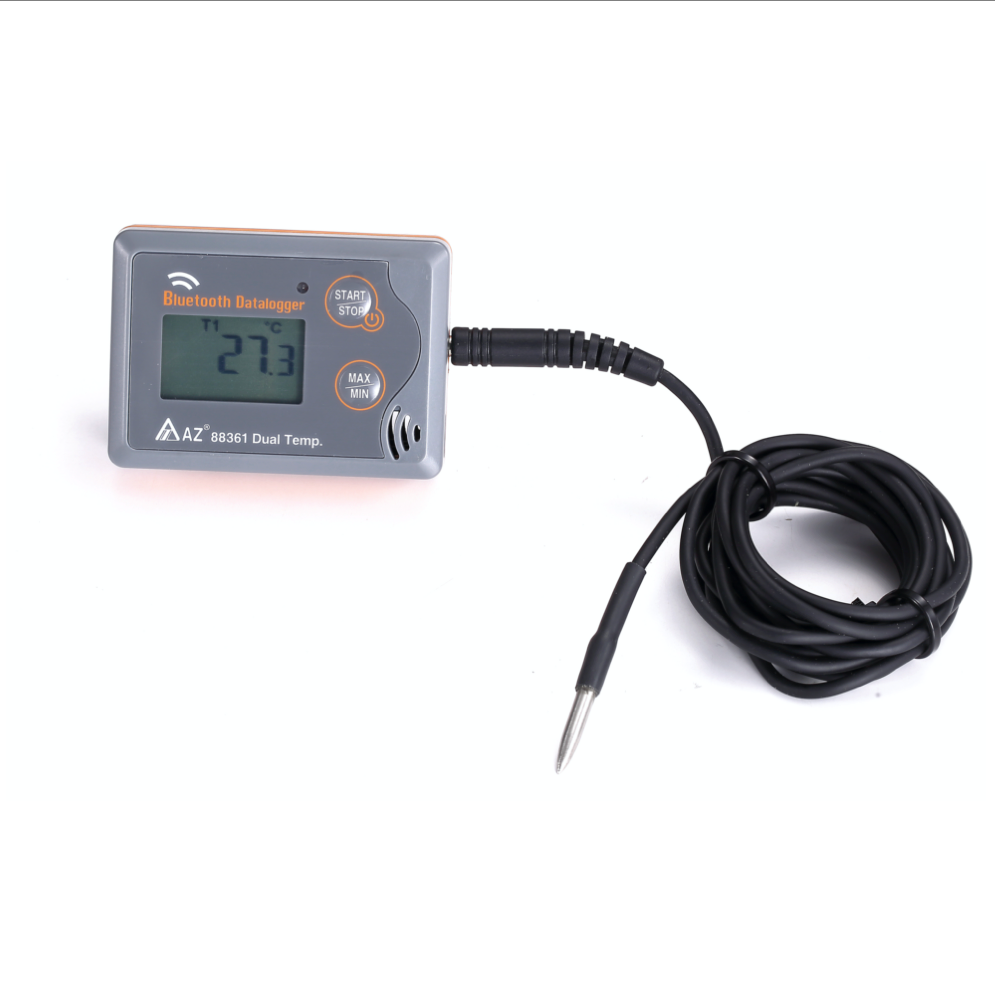 AZ Instrument Alat Perekam Data Bluetooth Temp. Recorder with Probe 88361 AZ EB ( Perekam Suhu Bluetooth dengan Probe ) - Gambar 4