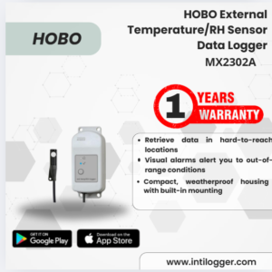HOBO Alat Perekam Data Pencatat Data Suhu dengan Sensor Suhu Eksternal/External Temperature Sensor Data Logger MX2304