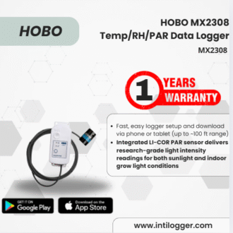 HOBO Alat Perekam Data MX2308 Temp/RH/PAR Data Logger MX2308