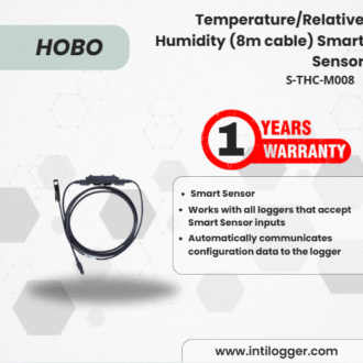 HOBO Alat Perekam Data Sensor Pintar Suhu dan Kelembaban Relatif (Kabel 8m) Temperature/Relative Humidity (8m cable) Smart Sensor S-THC-M008