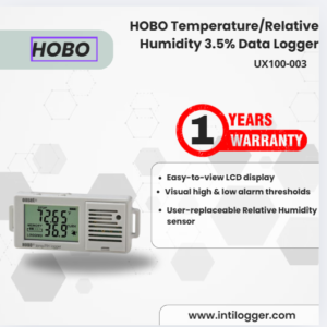 HOBO Alat Perekam Data Temperature/Relative Humidity 3.5% Data Logger UX100-003