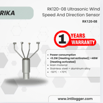 Rika Sensor Kecepatan dan Arah Angin Ultrasonik RK120-08 Ultrasonic Sensor | Wind Speed And Direction Sensor