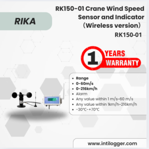 Sensor dan Indikator Kecepatan Angin untuk Crane Sensor | RK150-01 Crane Wind Speed Sensor and Indicator