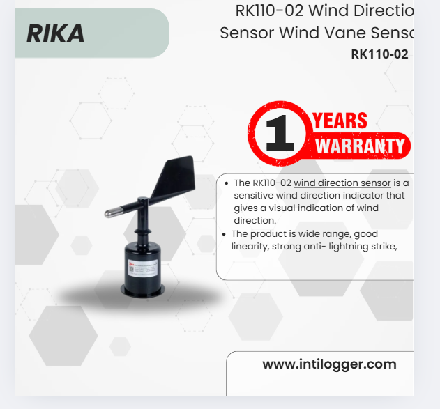 Rika Sensor Arah Angin RK110-02 Wind Direction Sensor Wind Vane Sensor