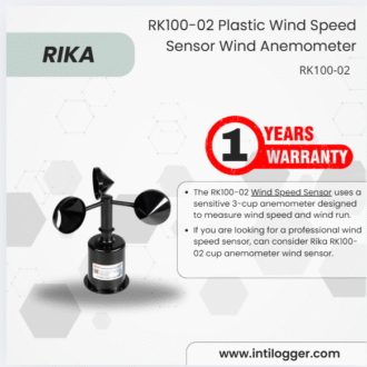 Rika Sensor Kecepatan Angin Plastik (Anemometer Angin) RK100-02 Plastic Wind Speed Sensor Wind Anemometer