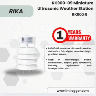 Rika Stasiun Cuaca Ultrasonik Mini RK900-09 Miniature Ultrasonic Weather Station