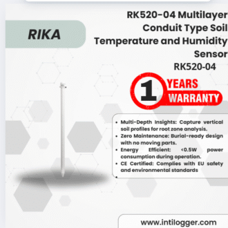 Rika Sensor Suhu dan Kelembaban Tanah Tipe Saluran Bertingkat RK520-04 Multilayer Conduit Type Soil Temperature and Humidity Sensor