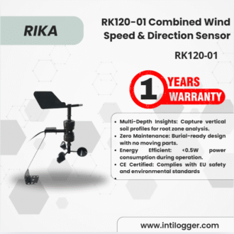 Rika Sensor Gabungan Kecepatan & Arah Angin RK120-01 Combined Wind Speed & Direction Sensor