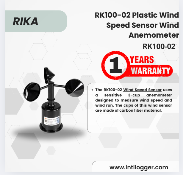 Rika Sensor Kecepatan Angin Kustom RK100-02 menggunakan anemometer tiga-cangkir yang sensitif yang dirancang untuk mengukur kecepatan angin dan jarak tempuh angin (wind run).Sensor Kecepatan Angin Kustom RK100-02 Customized Wind Speed Sensor