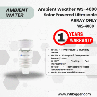 Alat Perekam Data Cuaca Ambient Weather WS-4000 Solar Powered Ultrasonic ARRAY ONLY
