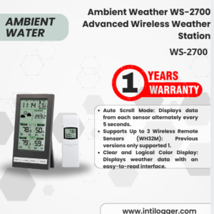Alat Perekam Data Cuaca Ambient Weather WS-2700 Advanced Wireless Weather Station