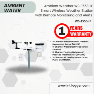 Ambient Weather Alat Perekam Data Cuaca WS-1553-IP Smart Wireless Weather Station with Remote Monitoring and Alerts