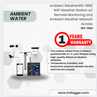 Ambient Weather Alat Perekam Data Cuaca WS-1965 WiFi Weather Station w/ Remote Monitoring and Ambient Weather Network Access