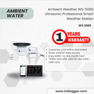 Ambient Weather Alat Perekam Data Cuaca WS-5000 Ultrasonic Professional Smart Weather Station
