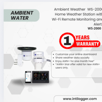 Ambient Weather Alat Perekam Data Cuaca WS-2000 Home Weather Station with Wi-Fi Remote Monitoring and Alerts