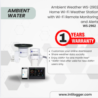Ambient Weather Alat Perekam Data Cuaca WS-2902 Home Wi-Fi Weather Station with Wi-Fi Remote Monitoring and Alerts