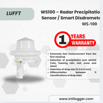 WS100 – Radar Precipitation Sensor / Smart Disdrometer