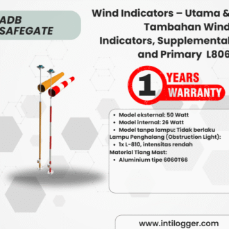 ADB SAFEGATE Wind Indicators – Utama & Tambahan Wind Indicators, Supplemental and Primary  L806