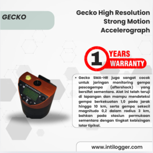 Gecko High Resolution Strong Motion Accelerograph
