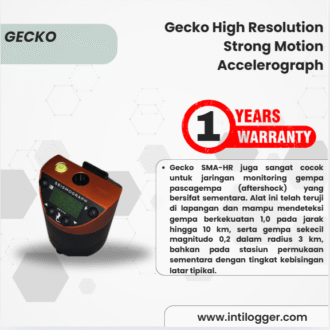 Gecko High Resolution Strong Motion Accelerograph