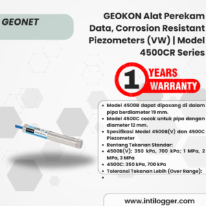 GEOKON Alat Perekam Data, Corrosion Resistant Piezometers (VW) | Model 4500CR Series