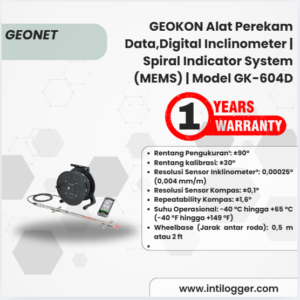 GEOKON Alat Perekam Data,Digital Inclinometer | Spiral Indicator System (MEMS) | Model GK-604D