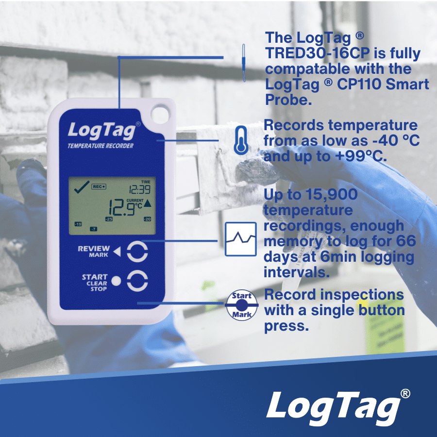 LogTag Alat Perekam Data Suhu Data Logger TRED30-16R | VACCINE KIT - Gambar 3