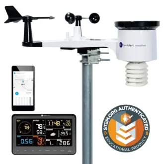 Ambient Weather Alat Perekam Data Cuaca WS-2902 Home Wi-Fi Weather Station with Wi-Fi Remote Monitoring and Alerts