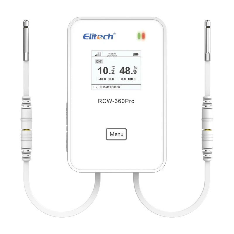 Elitech Alat Perekam Data RCW-360Pro-DC | Alat Pencatat Data Suhu, Kelembapan, dan CO2 Real-Time 4G/WiFi, Kapasitas 100.000 Titik, Dual Channel, Cloud Storage - Gambar 10