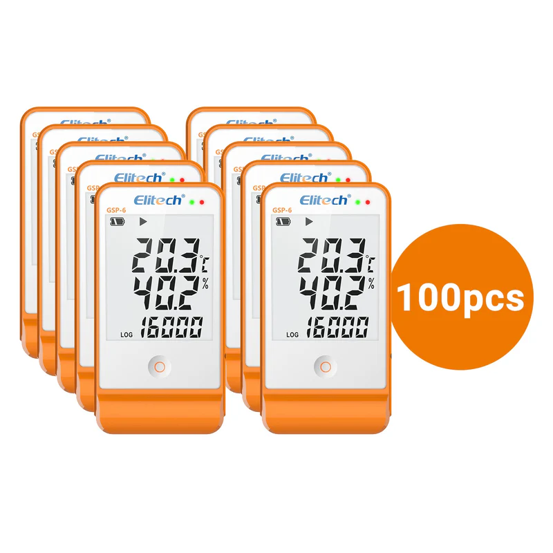 Elitech Alat Perekam Data GSP-6G Digital Temperature dan Humidity Data Logger dengan Probe Buffer Lepas-Pasang & Sertifikat Kalibrasi - Gambar 13