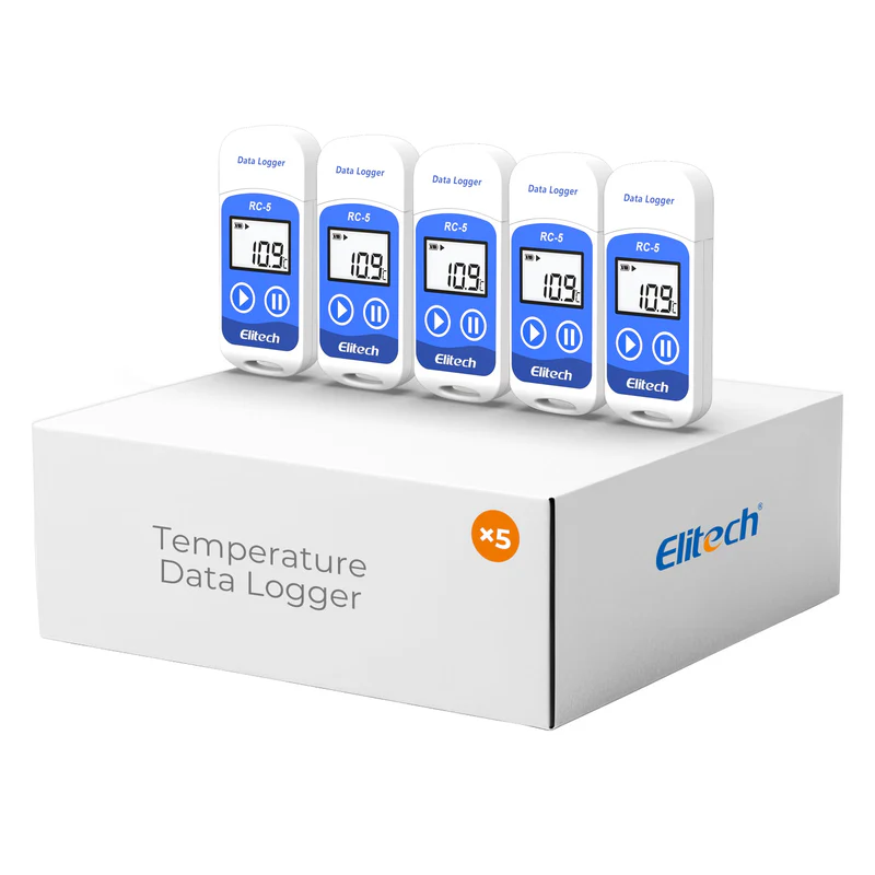 Elitech Alat Perekam Data RC-5 USB Temperature Data Logger dengan 32.000 Titik Perekaman - Gambar 6