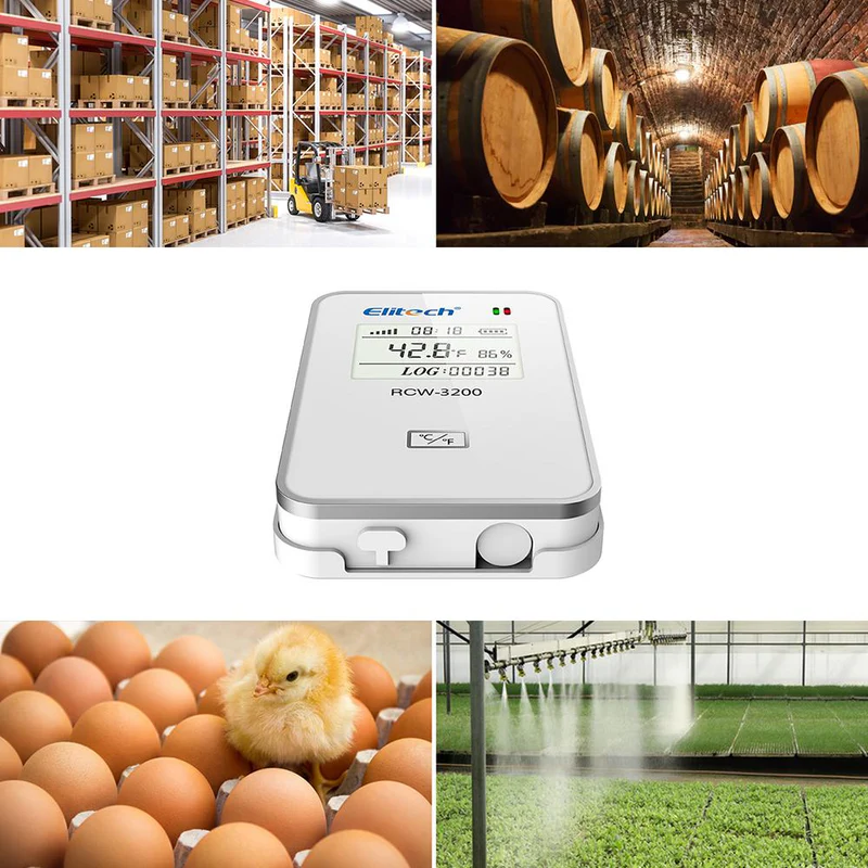 Elitech Alat Perekam Data RCW-3000 & RCW-3200 WiFi 4G Wireless Temperature Humidity Data Logger & Transceiver Monitor System dengan Cloud Storage dan Aplikasi Mobile - Gambar 11