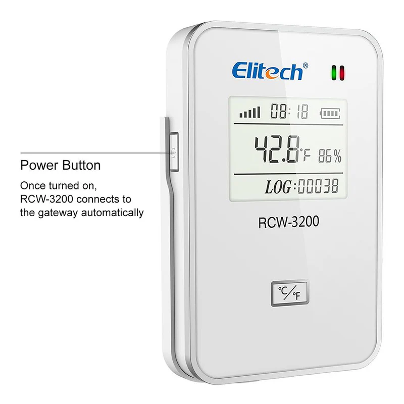 Elitech Alat Perekam Data RCW-3000 & RCW-3200 WiFi 4G Wireless Temperature Humidity Data Logger & Transceiver Monitor System dengan Cloud Storage dan Aplikasi Mobile - Gambar 10