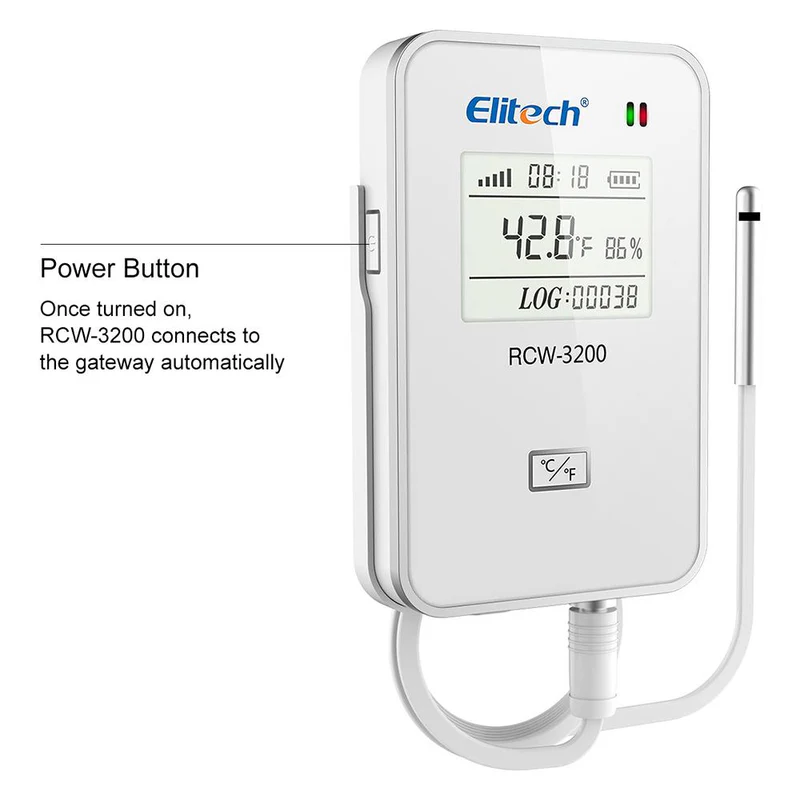 Elitech Alat Perekam Data RCW-3000 & RCW-3200 WiFi 4G Wireless Temperature Humidity Data Logger & Transceiver Monitor System dengan Cloud Storage dan Aplikasi Mobile - Gambar 14