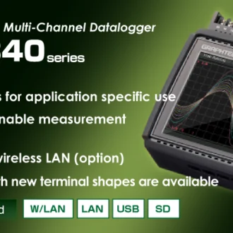 GRAPHTEC Multi-channel Data Logger GL840 series