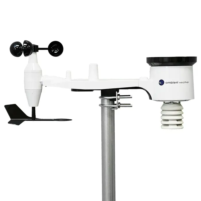 Ambient Weather Alat Perekam Data Cuaca WS-1965 WiFi Weather Station w/ Remote Monitoring and Ambient Weather Network Access - Gambar 2