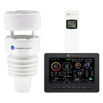 Ambient Weather Alat Perekam Data Cuaca WS-4000 Solar Powered UltraSonic Wi-Fi Weather Station