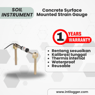Soil Instruments Concrete Surface Mounted Strain Gauge